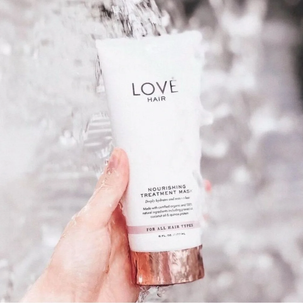 LOVE HAIR Nourishing Organic Treatment Mask 100% Natural Ingredients‎ NEW in BOX